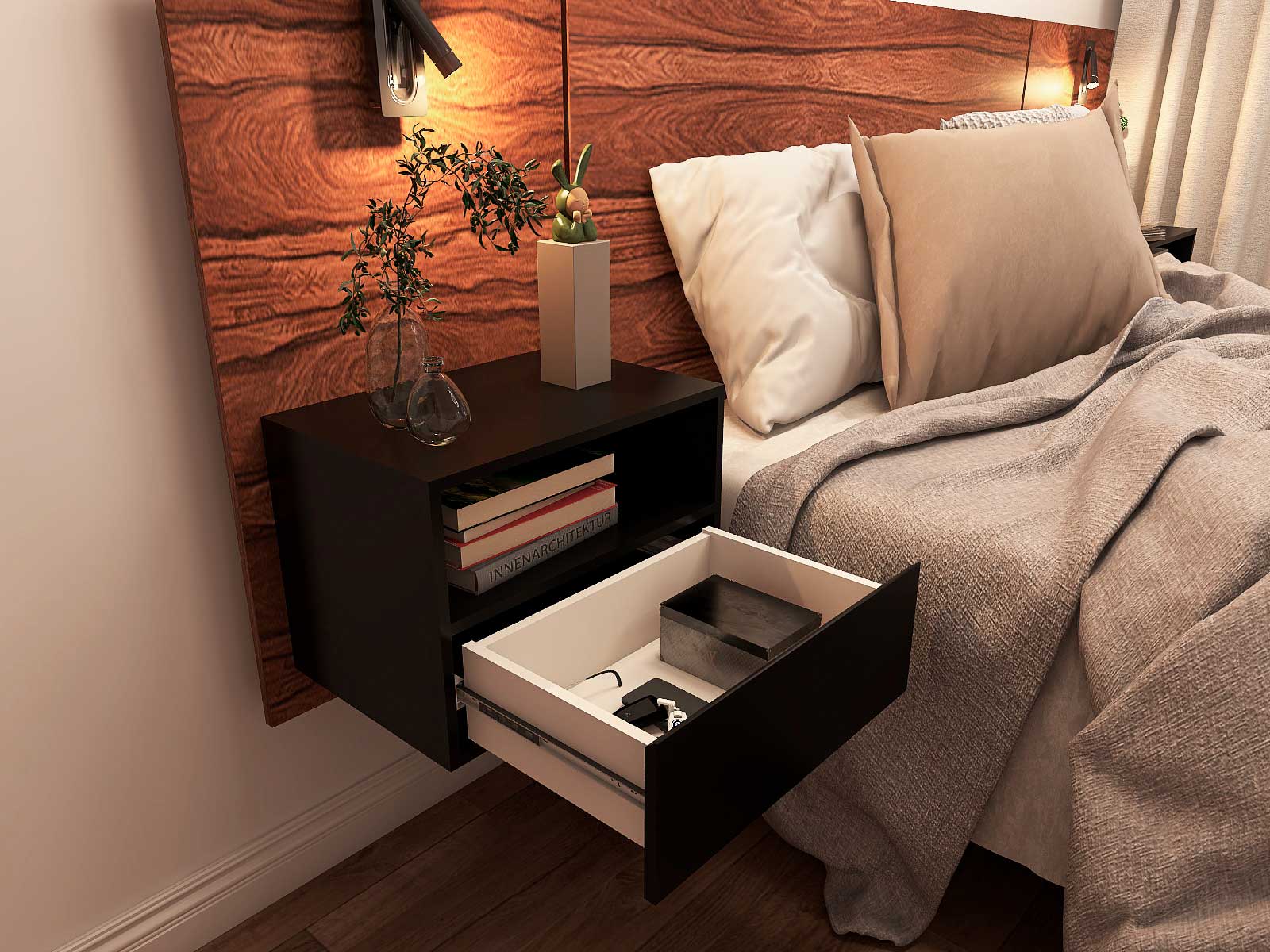 Dicas Extras para Personalizar Seu Criado-Mudo - inspiração 1