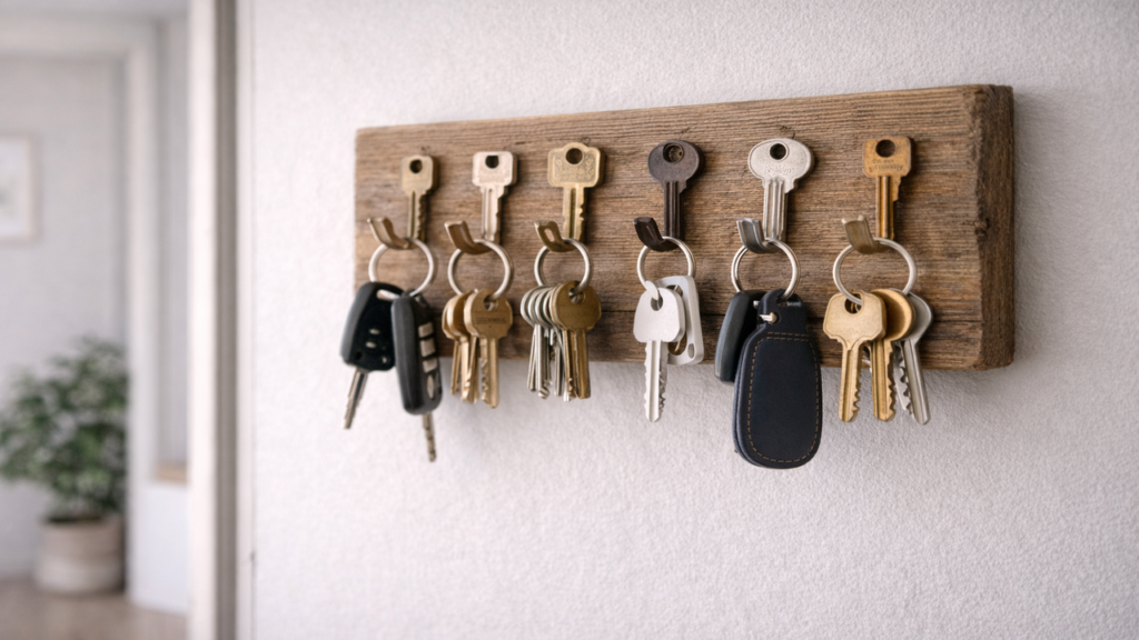 Marcando os Pontos de Fixação das Chaves - inspiração 1