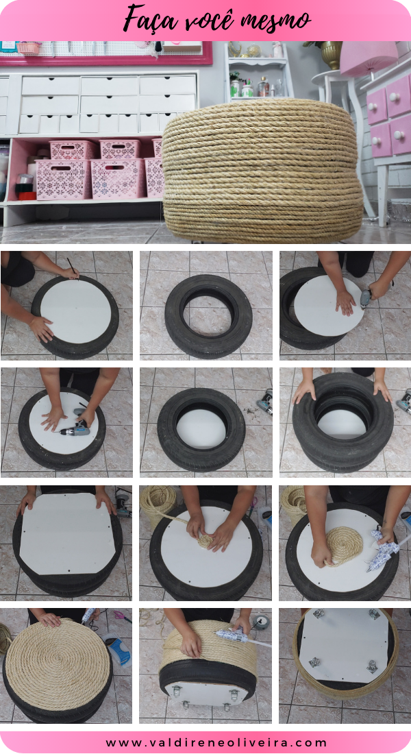 Opções Criativas de Revestimento para Personalizar seu Pufe - inspiração 2