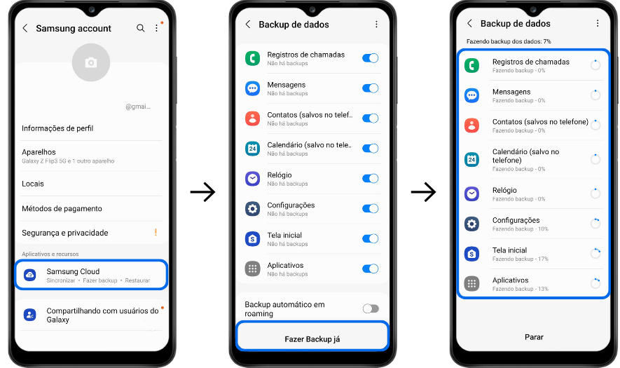 Mova Dados para um Cartão de Memória (Se Aplicável) - inspiração 1
