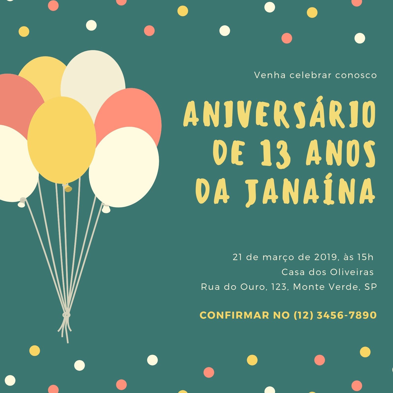 Inserindo o Texto Essencial: Datas, Horários e Detalhes Cruciais - inspiração 1