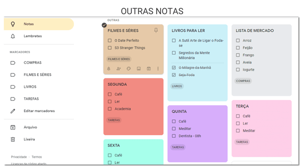 Desvendando o Google Keep: Seu Aliado na Organização