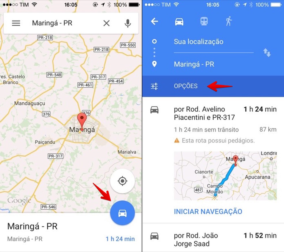 Ajustando o Mapa para Rotas em Tempo Real - inspiração 2