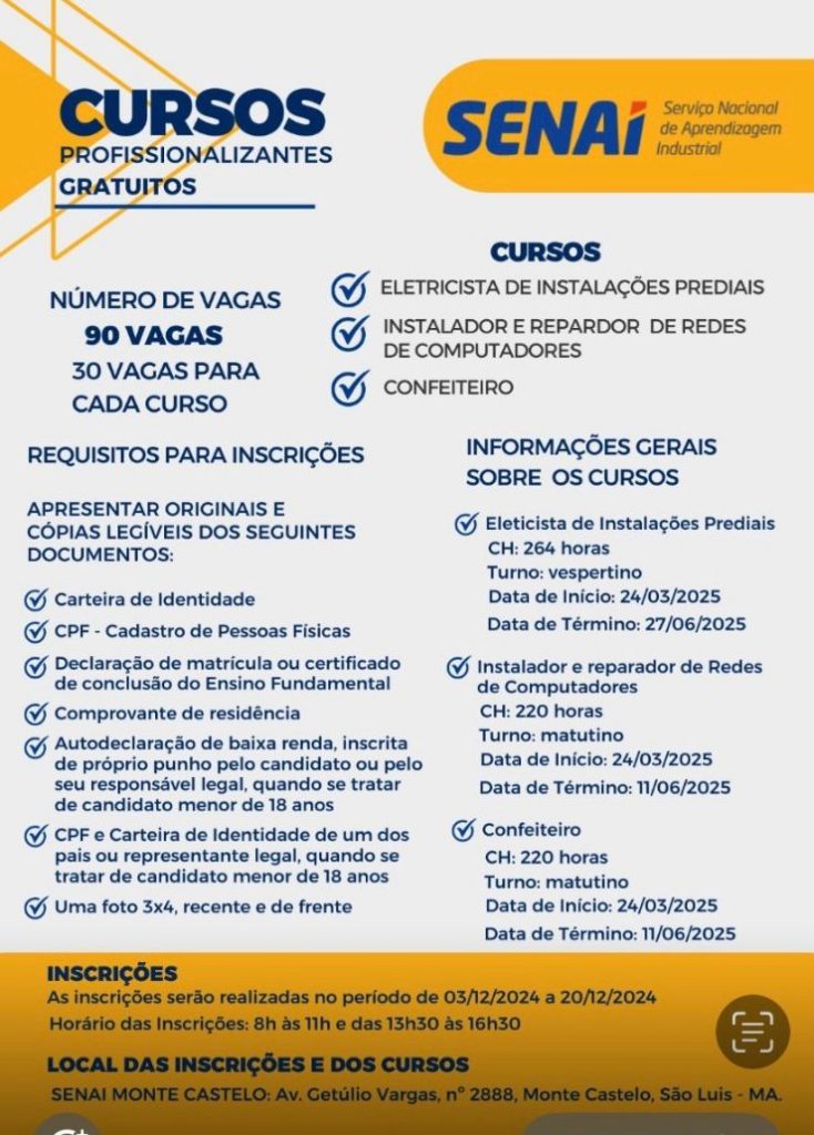 Aprendizado Prático e Reconhecido: O Diferencial do SENAI - inspiração 1