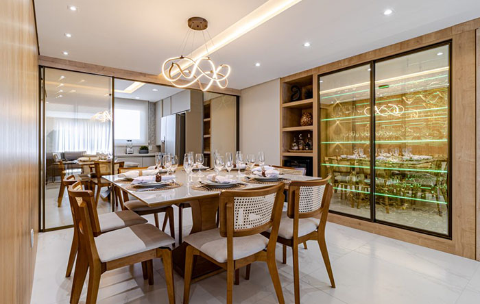 O Uso Estratégico de Espelhos em Corredores e Hall de Entrada - inspiração 2