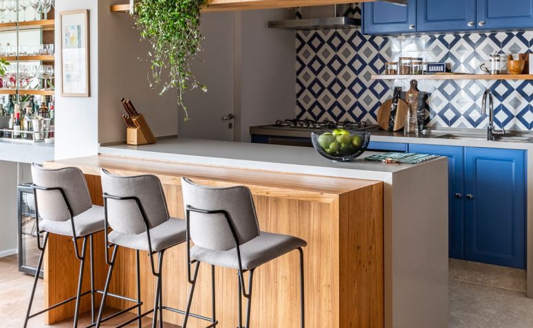 A versatilidade da madeira de demolição: história e personalidade para sua cozinha - inspiração 1