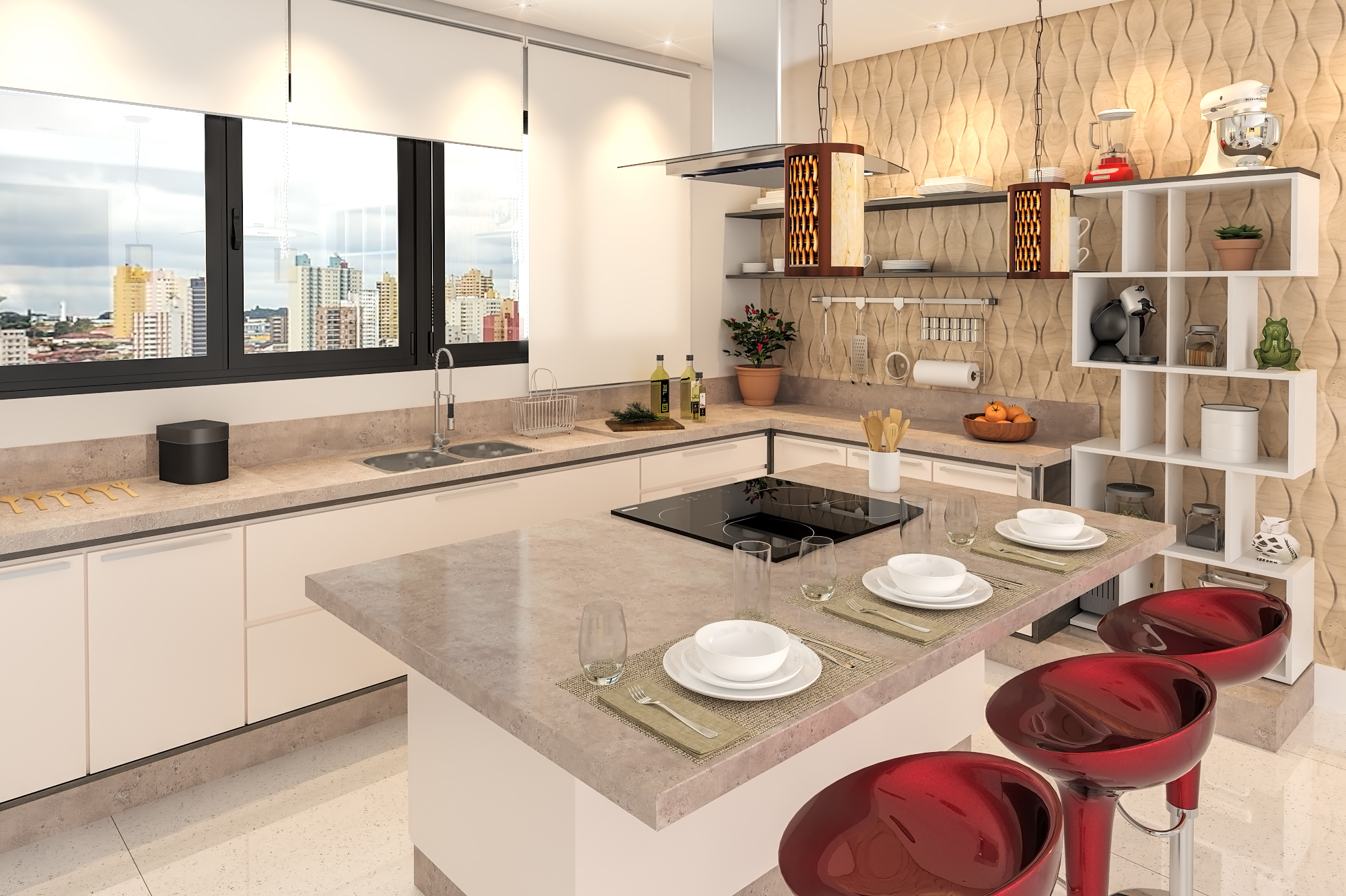 Cozinhas Escandinavas: Leveza, Cores Claras e Praticidade - inspiração 2