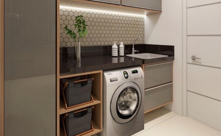 Cestos de Roupa: Separação Que Facilita a Vida - inspiração 1