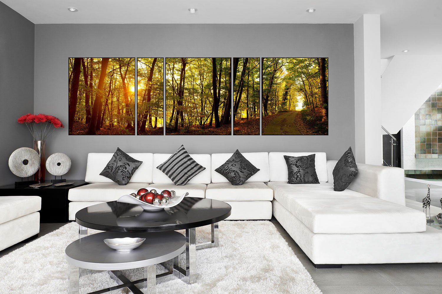 Onde Posicionar seu Quadro Grande para Máximo Impacto Visual - inspiração 1