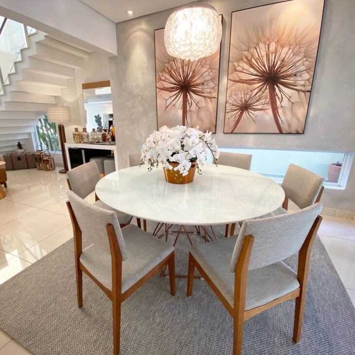 A Importância da Mesa: O Coração da Sua Sala de Jantar Moderna - inspiração 1