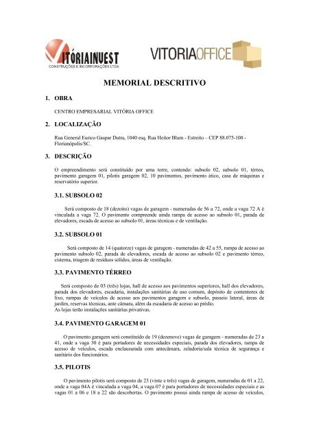 O Memorial como Ferramenta de Orçamento e Planejamento - inspiração 2