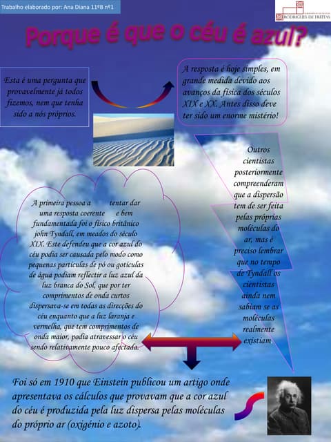 Comparativo: Céu Azul na Terra vs. Outros Planetas - inspiração 1