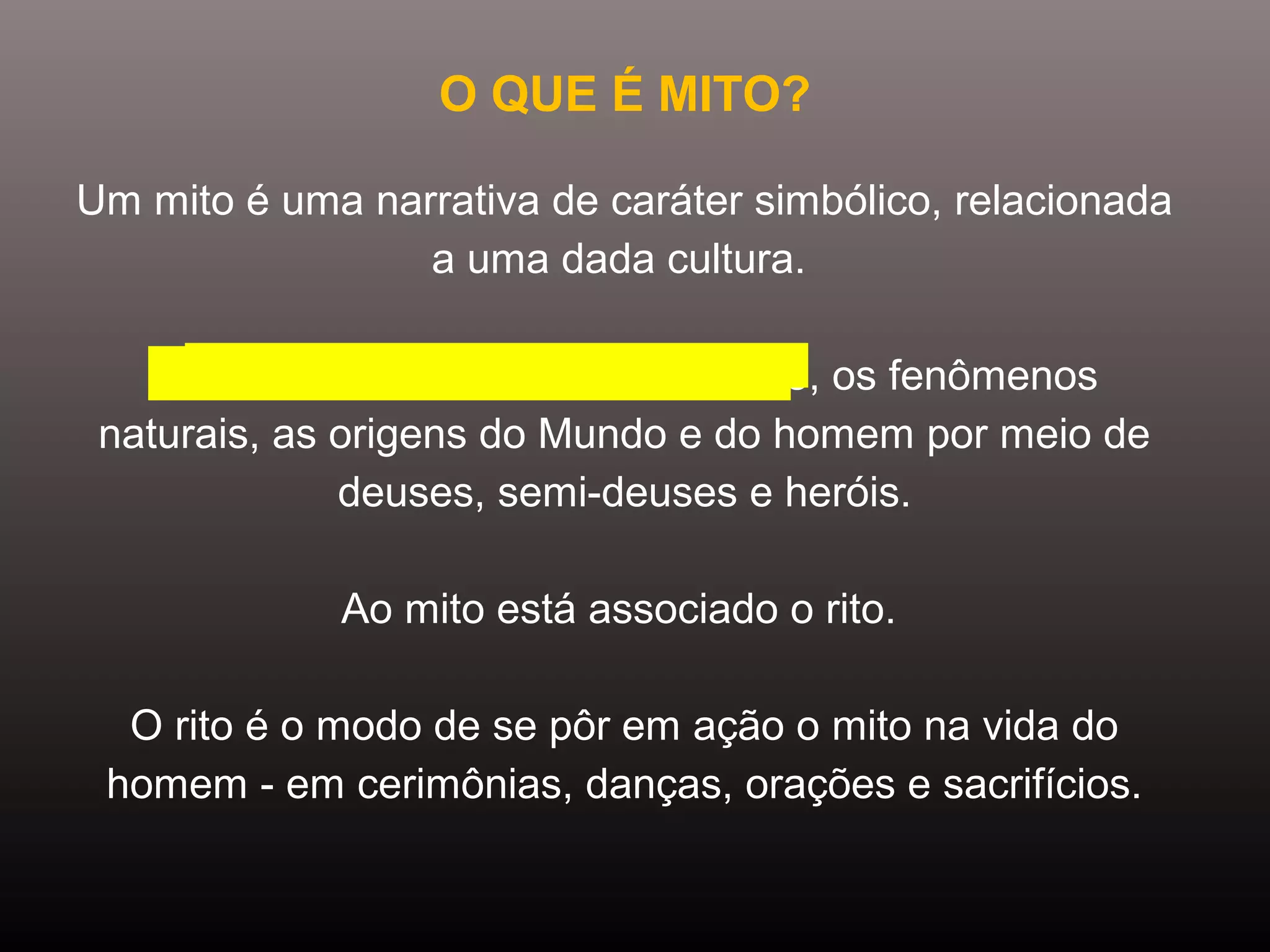 O Tempo Sagrado vs. O Tempo Histórico - inspiração 2