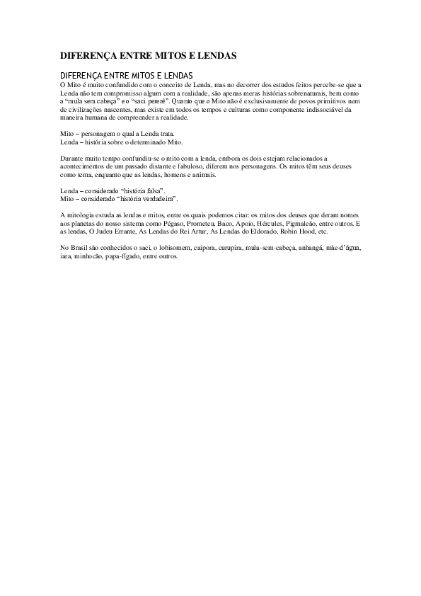 A Função Histórica e Moral da Lenda - inspiração 2