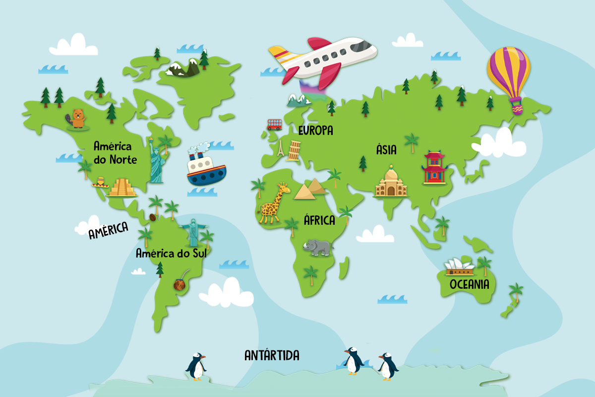 A Proposta de Seis Continentes: A América Unificada - inspiração 2