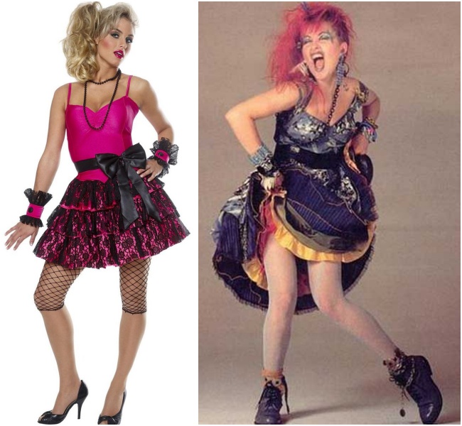 look anos 80 versus anos 90 qual escolher