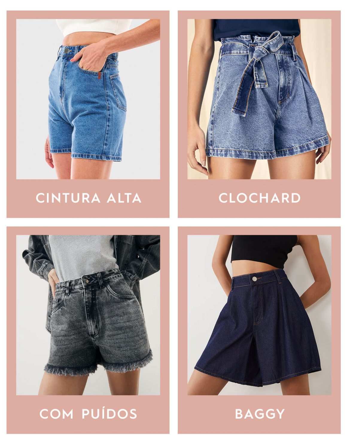 10 looks com shorts moda verão 2026 para arrasar