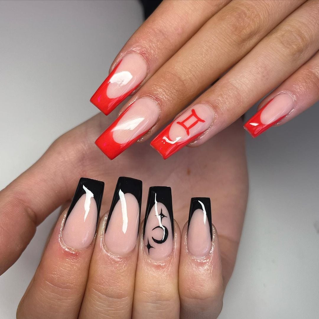 unhas vermelhas decoradas ideias criativas