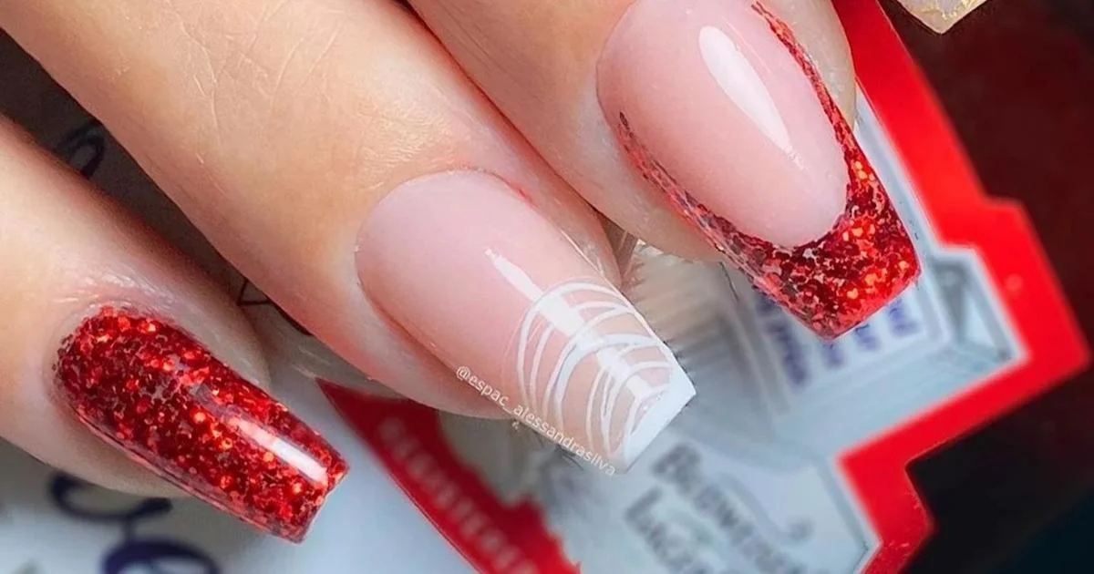 unhas vermelhas decoradas baratas fazer em casa