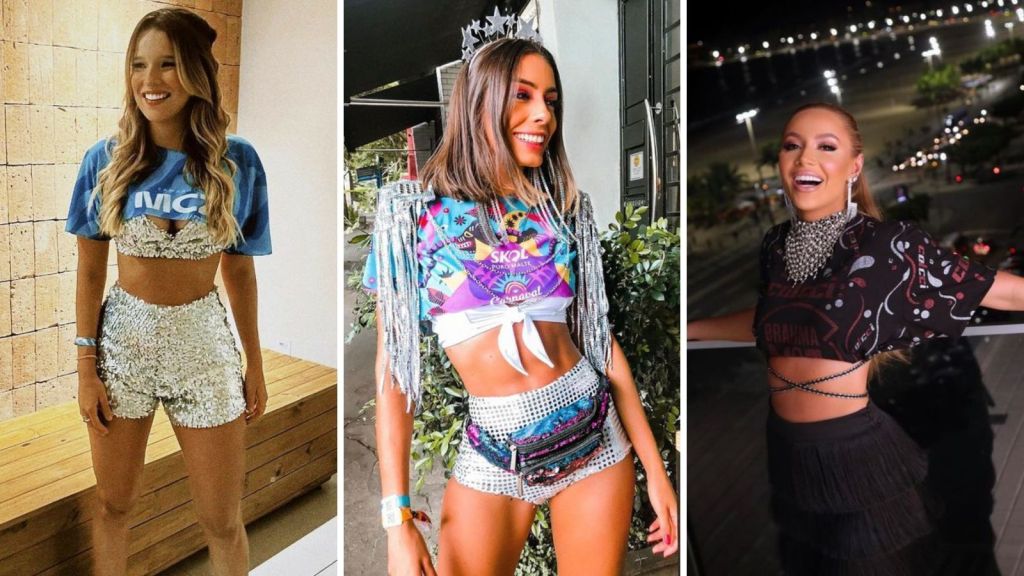 como fazer abadá cropped com saia sem costura