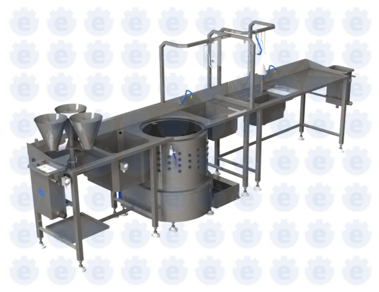 processo de abate de aves