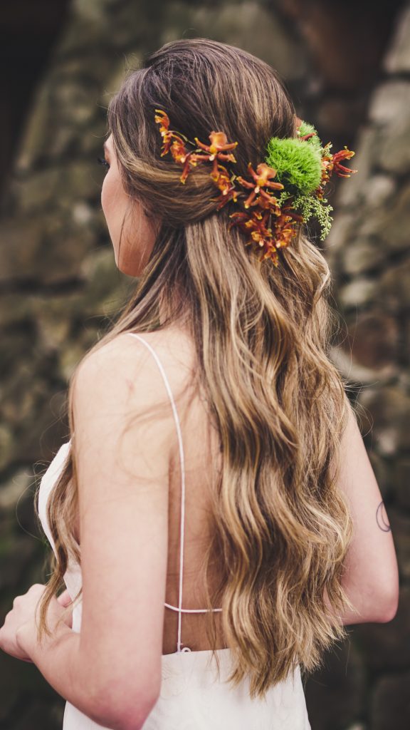 coroa de flores naturais para noiva boho como fazer