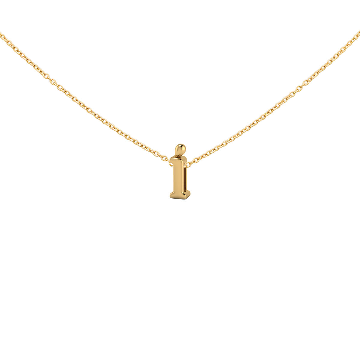 onde comprar pingente letra i em ouro