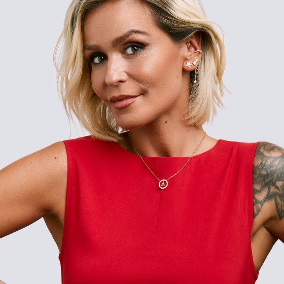 onde comprar pingente letra i em ouro