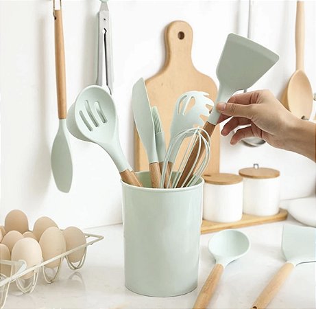utensílios de cozinha em silicone