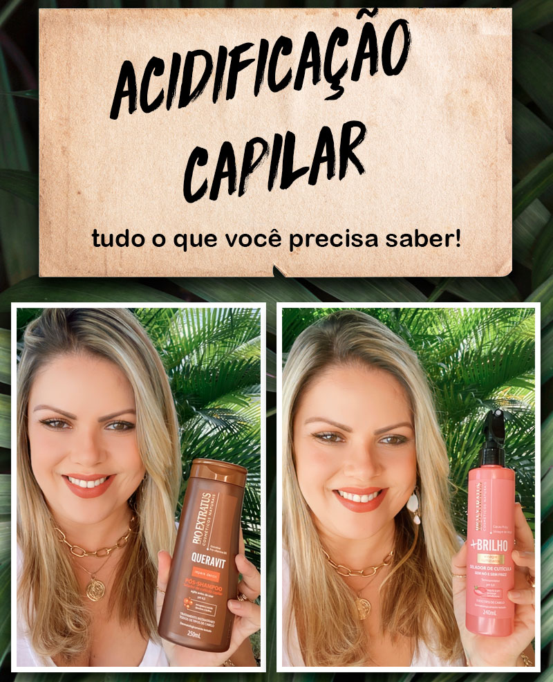 como fazer acidificação capilar em casa