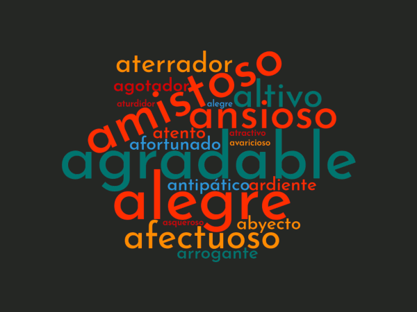 adjetivos com a letra a para jogos