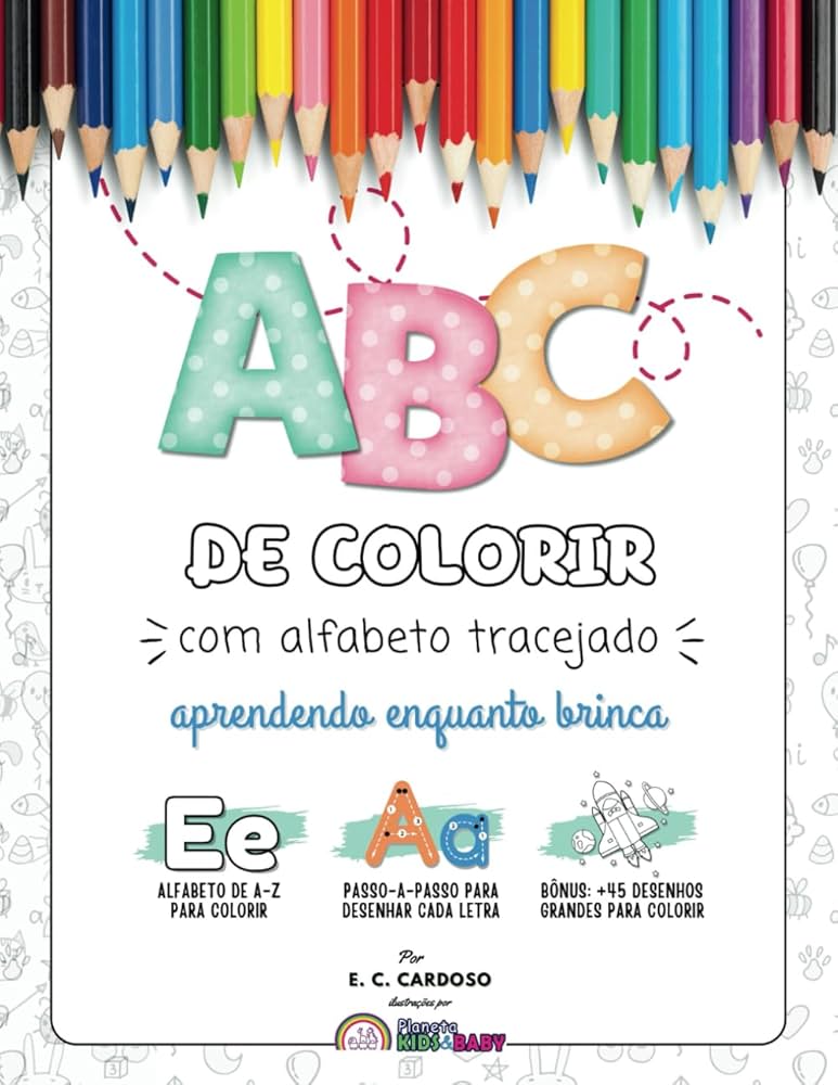 custo de livros de alfabeto para colorir