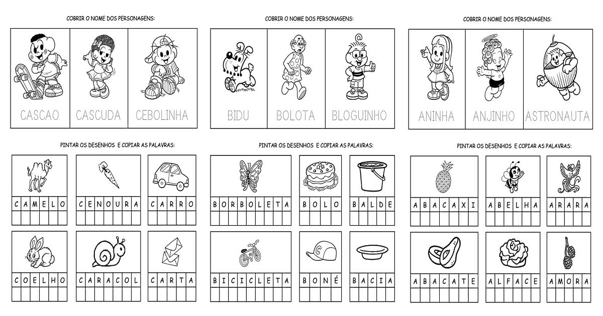 alfabeto para colorir com animais para imprimir