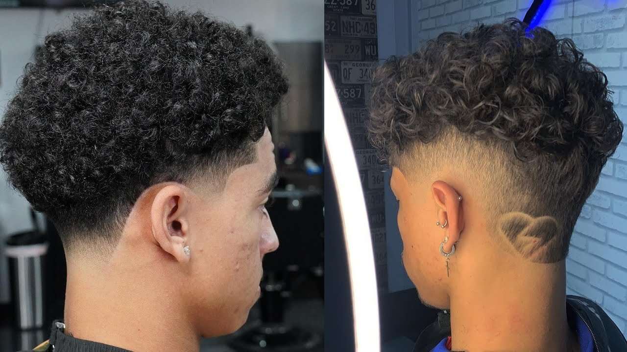 taper fade cabelo comprido