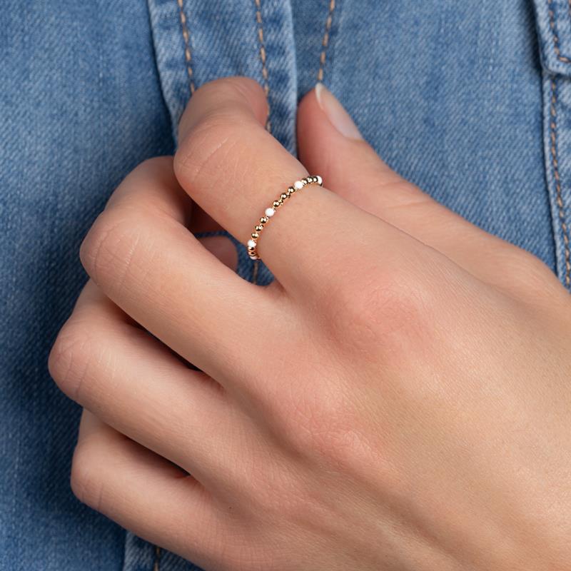 como fazer anel de miçanga passo a passo