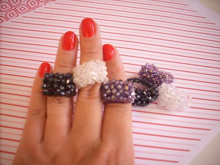 onde comprar anel de miçanga artesanal