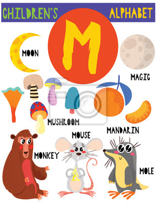 animais grandes com a letra m