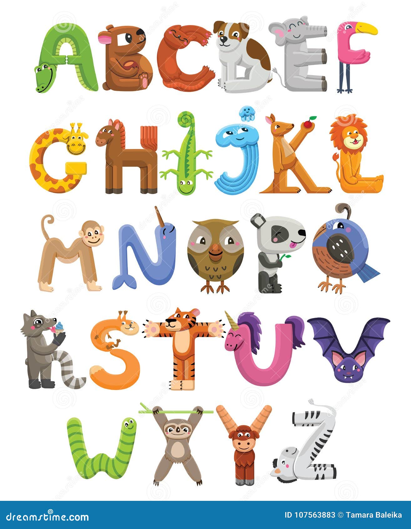animais com a letra B