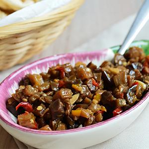 receita de antepasto de berinjela saudável