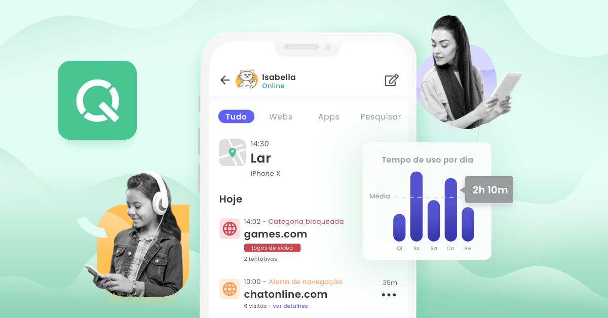 ferramenta parental para Android e iPhone