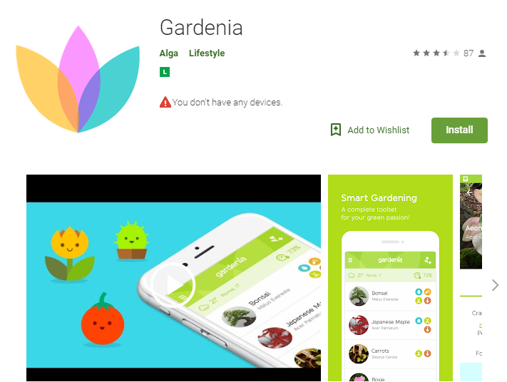 aplicativo para lembrar de regar plantas