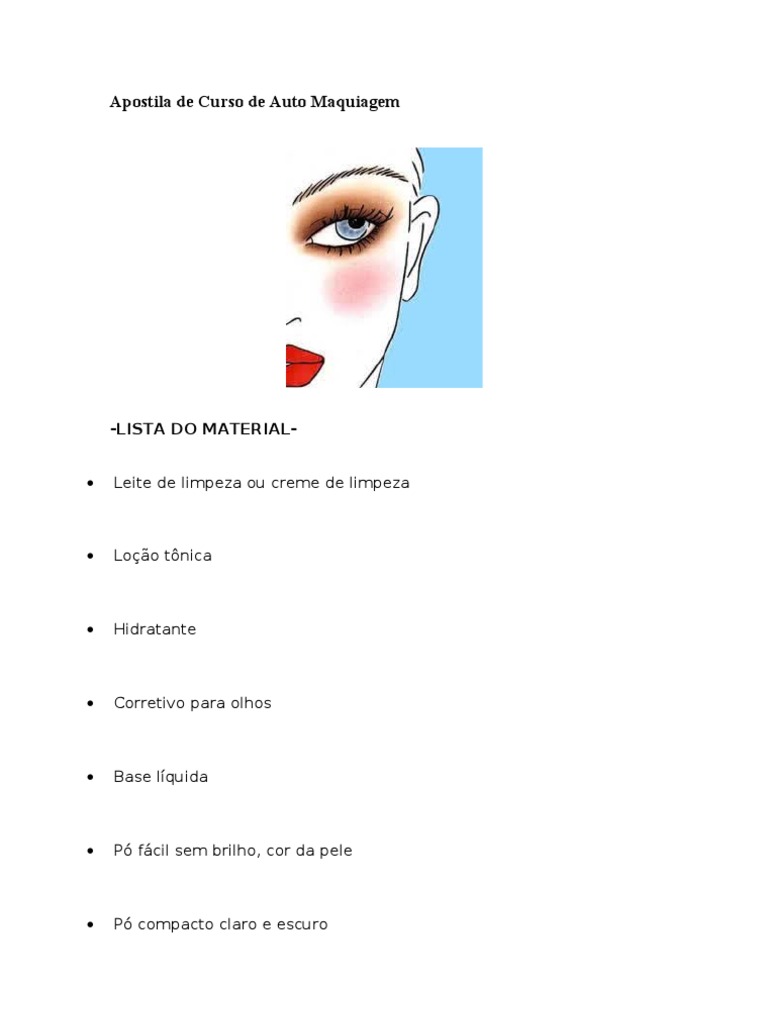 Top 5 Apostilas de Automaquiagem Gratuitas para Baixar em PDF