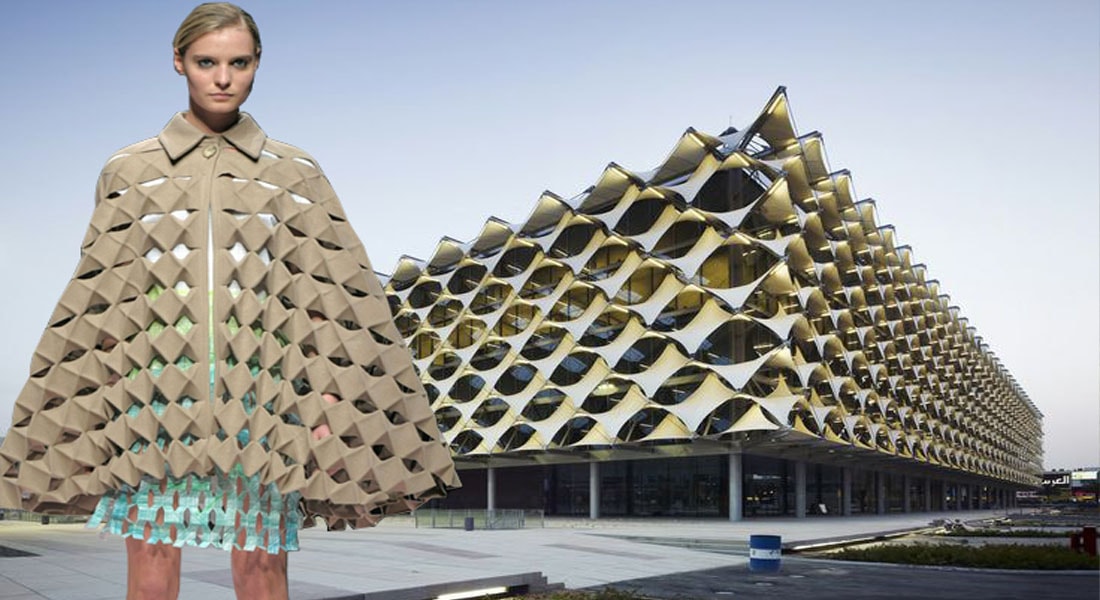 intersecção arquitetura e moda