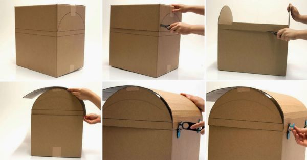 Artesanato Com Caixa De Papelão Passo A Passo