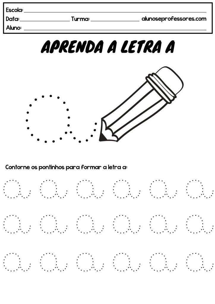 atividades criativas com a letra A para inspirar professores