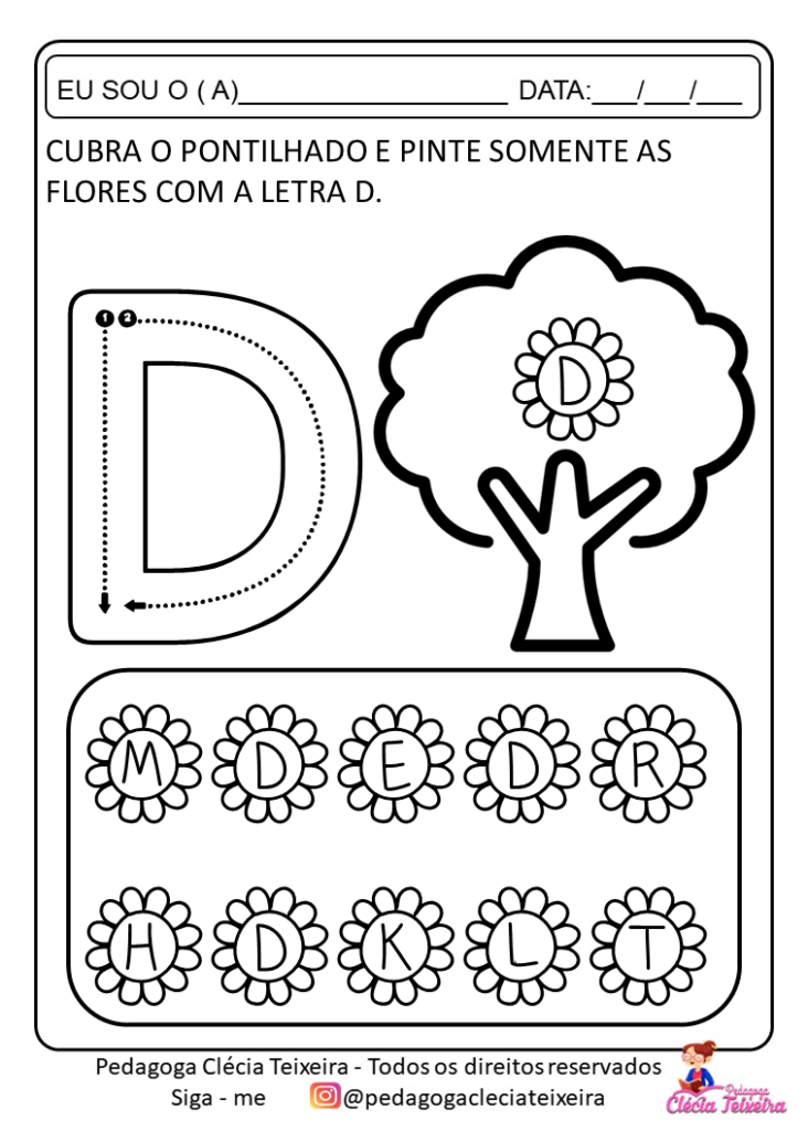 caça letras letra d