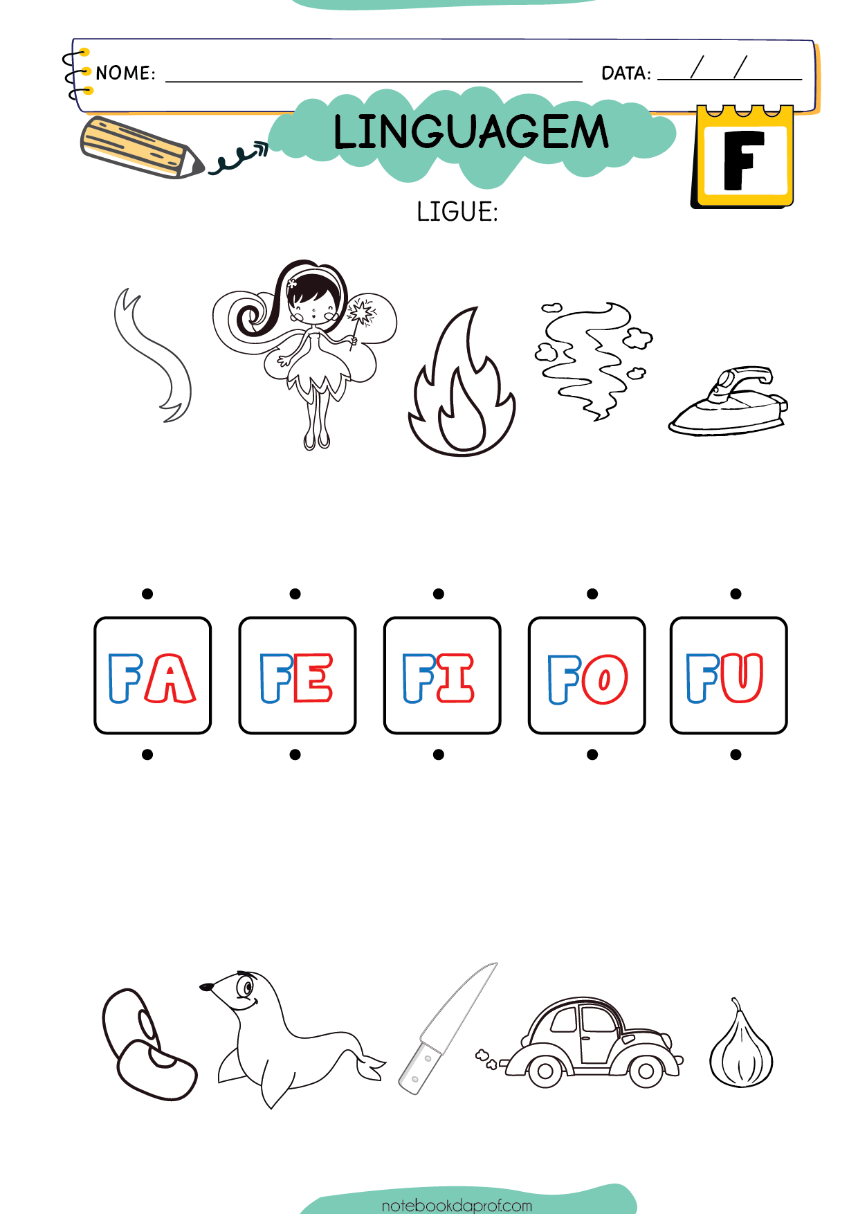 letra f atividades educação infantil pdf