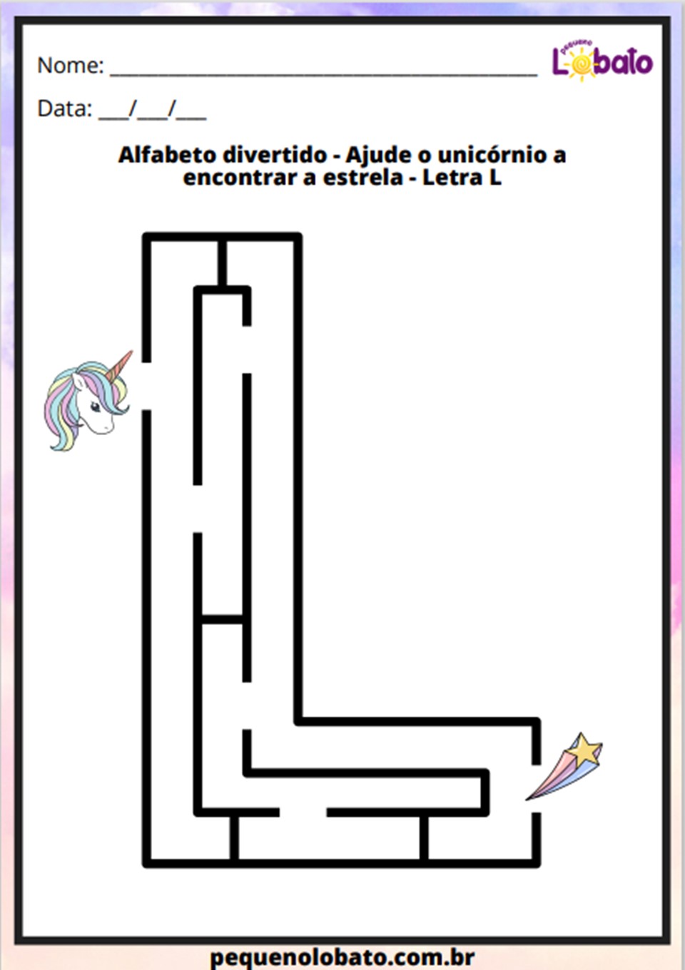 atividades com a letra l para imprimir educação infantil