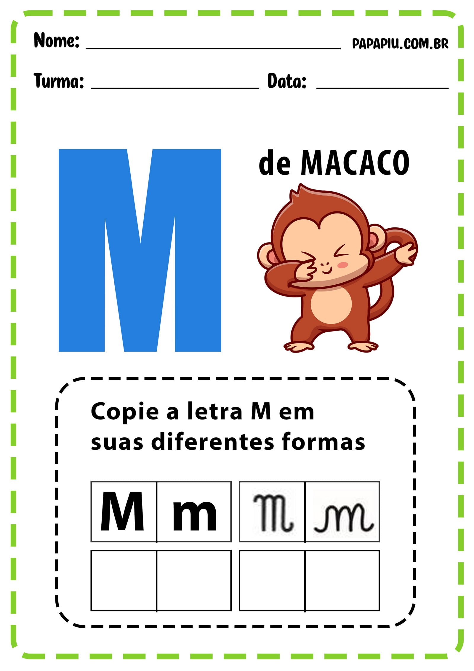 como ensinar o som da letra m para bebês