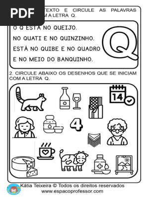 palavras com q